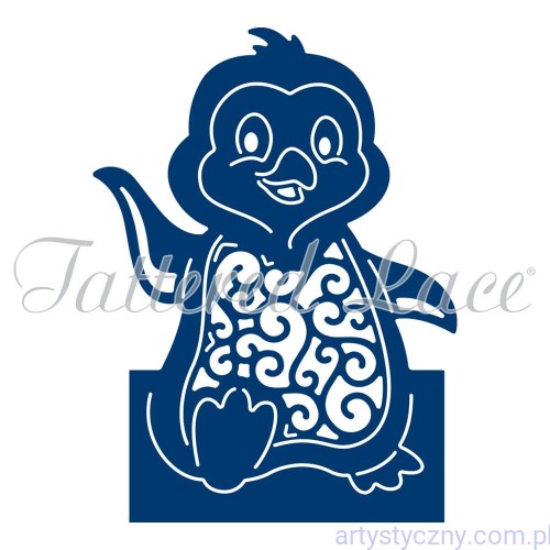Wykrojnik Tattered Lace - Christmas Cuties Penguin Pingwin ETL152