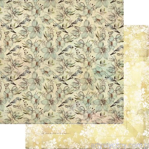 Papier do scrapbookingu 13arts - In Bloom - Birds and Flowers 30x30cm