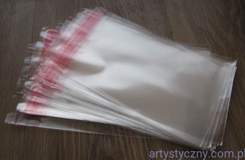 Folijki Foliówki na Koperty C6 - 12x18cm - 500 sztuk - ZAMYKANE