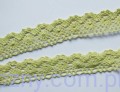 Bawełniana Koronka Klockowa Pistacjowa 30mm/1m