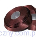 Tasiemka satynowa, wstążka atłasowa 25mm - Brązowa z280