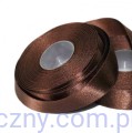Tasiemka satynowa, wstążka atłasowa 25mm - Brązowa z280