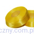 Tasiemka satynowa, wstążka atłasowa 25mm - Żółta 119