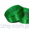 Tasiemka satynowa, wstążka atłasowa 25mm - Zielona 142