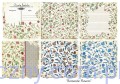 Papiery do Scrapbookingu 20x20cm, Romantic Flowers, 6 ark