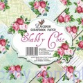 Papiery do Scrapbookingu 20x20cm, Shabby Chic, 6 ark