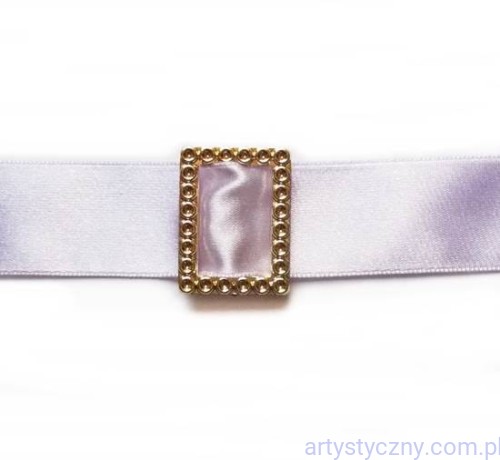 Klamra Klamerki Ozdobne do Wstążki 24x32mm - 10 szt - Złote