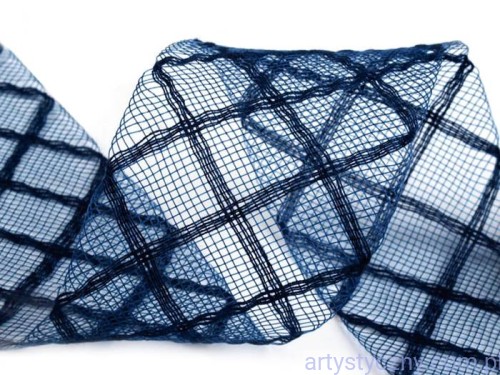 Krynolina modniarska miękka 4,5cm BŁĘKIT PARYSKI - 1 metr