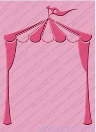 Folder Cuttlebug B6 - PAISLEY - Namiot Cyrk