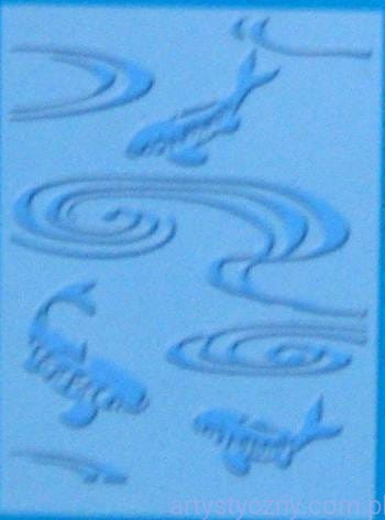 Folder Cuttlebug A6 - PLUM BLOSSOM - Ryby