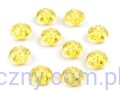 Żółte Szlifowane Kryształki Koraliki 5x6mm, 140szt