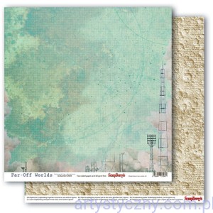 Papier do Scrapbookingu, Far-Off Worlds, Interstellar Adventure 30x30сm