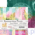 Papiery Ozdobne, Summertime Picnic 250g, 18 ark, 15x15cm
