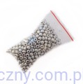 Szklane Koraliki Rokail 4mm Srebrne 30g, 400szt