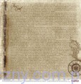 Papier do Scrapbookingu, Words Live Forever, Stopwatches 30x30сm