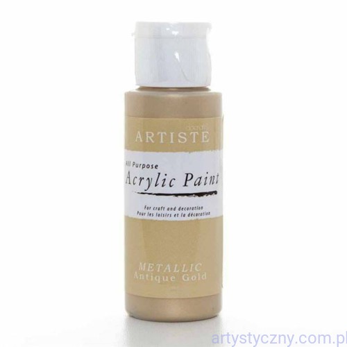 Farba Akrylowa Artiste 59 ml Metallic Anitque Gold - Złota Metaliczna