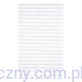 Perełki Półperełki Samoprzylepne 4mm, 440szt, off white, Białe