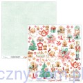 Papier Mintay z elementami - The Sweetest Christmas 09, 30x30cm MT-SWE-09