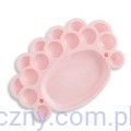Mini Paleta Malarska Plastikowa Owalna Pink