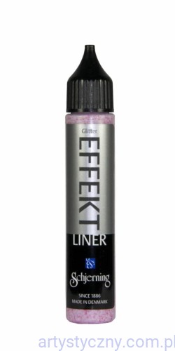 Schjerning Effect Liner 28ml Glitter Red Konturówka 1395