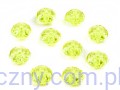 Żółte Szlifowane Kryształki Koraliki 5x6mm, 140szt