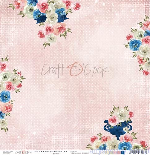 Papier do scrapbookingu Bold and Glamour - 03, 30x30cm CC-PD-BG-20-03