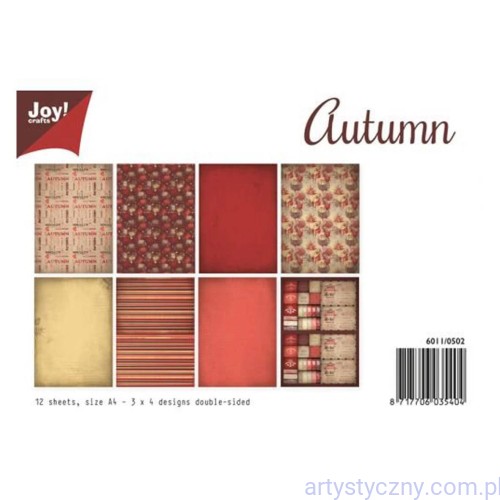 Zestaw papierów do scrapbookingu Joy! Crafts - Autumn - 12xA4 - 6011/0502