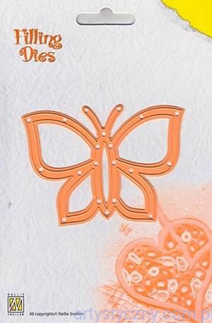 Wykrojnik Nellie - Filling Dies - Motylek QD004