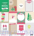 SCB220605509B.jpg SCB220605500b Zestaw papierów do scrapbookingu - Happy Holidays - 9ark - 30x30cm