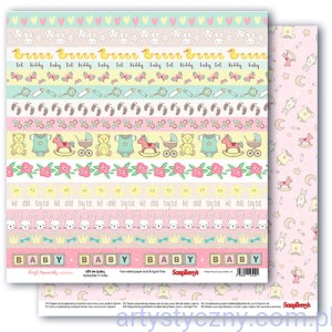 Papier do Scrapbookingu, First Moments, Little One Borders, 30x30сm