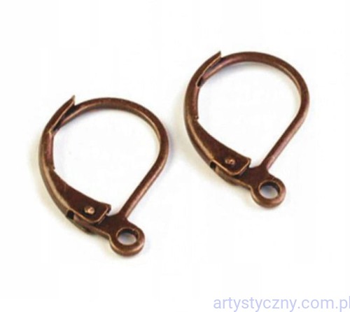 Bigle Angielskie Zamykane 13mm - Miedź Miedziane - 10 szt