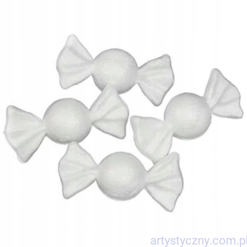 Cukierki Styropianowe 8,5x4x3cm - 4 sztuki