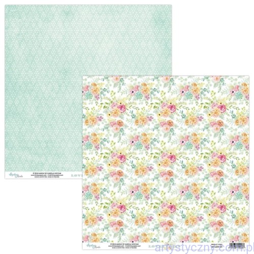 Papier do scrapbookingu Mintay 30x30cm - Lovely Day 01 MT-LOV-01