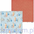 Zestaw papierów do scrapbookingu P13 - Biegun Północny - 15x15cm