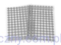 Rzepy Samoprzylepne Kółka Kółeczka 10mm - 126 par - Szare