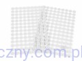Rzepy Samoprzylepne Kółka Kółeczka 10mm - 126 par - Białe