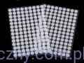 Rzepy Samoprzylepne Kółka Kółeczka 10mm - 126 par - Białe