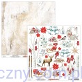 MT-WTL-09 Papier Mintay z elementami - Winterland 09, 30x30cm