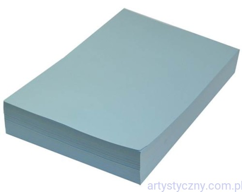 Baza do Kartek - Papier Niebieski Jasny 160g - 10x A4