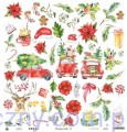 Papier P13 z elementami - Christmas Treats 07, 30x30cm