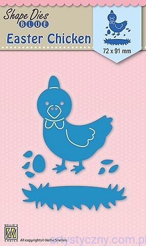 Wykrojniki Nellie - Kurczaczek Trawa Jajko SDB030