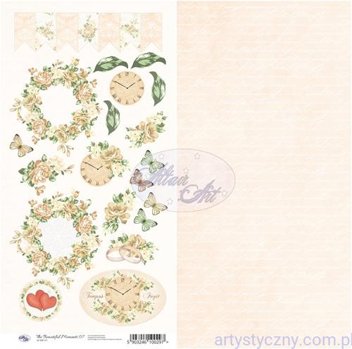 ALT-BM-107 Papier AltairArt - elementy do wycinania - The Beautiful Moments 07