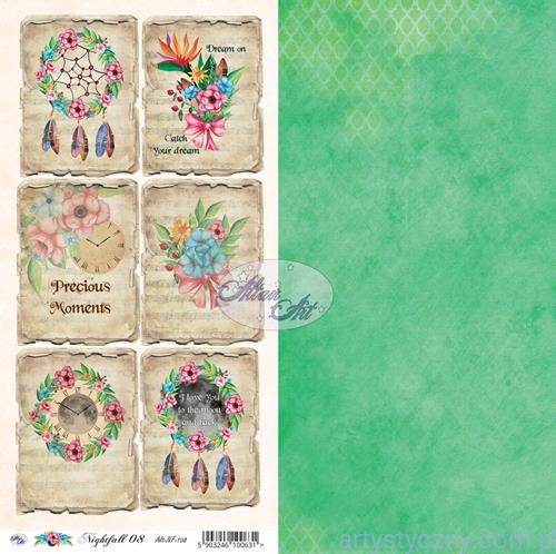 ALT-NF-108 Papier AltairArt - elementy do wycinania - Nightfall 08