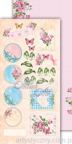 ALT-FH-107 Papier AltairArt - elementy do wycinania - Flower Harmony 07