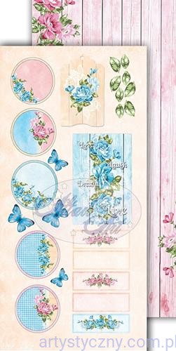 ALT-FH-109 Papier AltairArt - elementy do wycinania - Flower Harmony 09