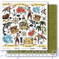 SCB220609200BX_7.jpgSCB220609200BX Zestaw papierów do scrapbookingu - The Pirate's Treasure - 8ark - 30x30сm