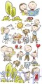 CC-DOD-VI-CHC-26 Zestaw dodatków do wycinania Childhood Crayons - Happy Family 2ark, 15x30cm
