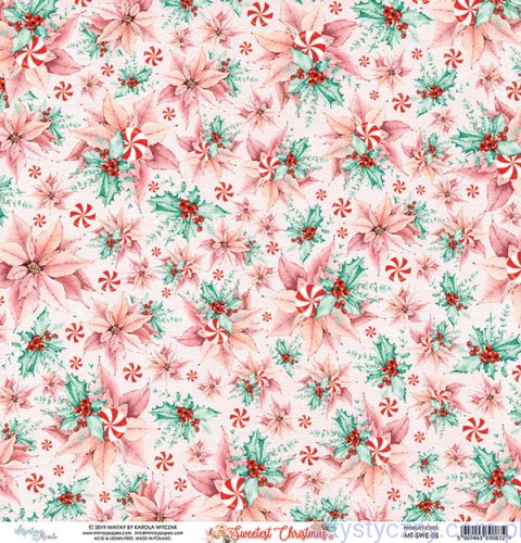MT-SWE-05 Papier Dwustronny Mintay 30x30cm - Sweetest Christmas 05
