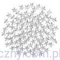 Kryształki Dekoracyjne ~ Gwiazdki Gwiazdeczki 6mm ~ 200 szt ~ Srebrne