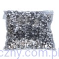 Kryształki Dekoracyjne ~ Gwiazdki Gwiazdeczki 6mm ~ 200 szt ~ Srebrne